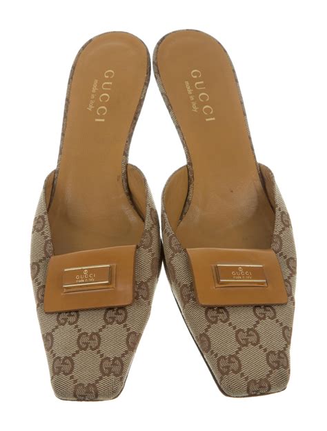 gucci wchuhe|gucci canvas mules.